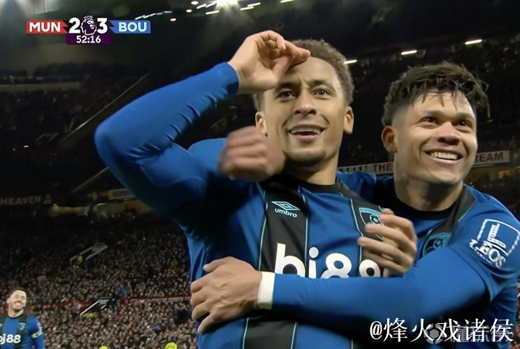 有心得,伯恩茅斯连续三个赛季英超客战曼联都打入至少3球 有心得,伯恩茅斯连续三个赛季英超客战曼联都打入至少3球